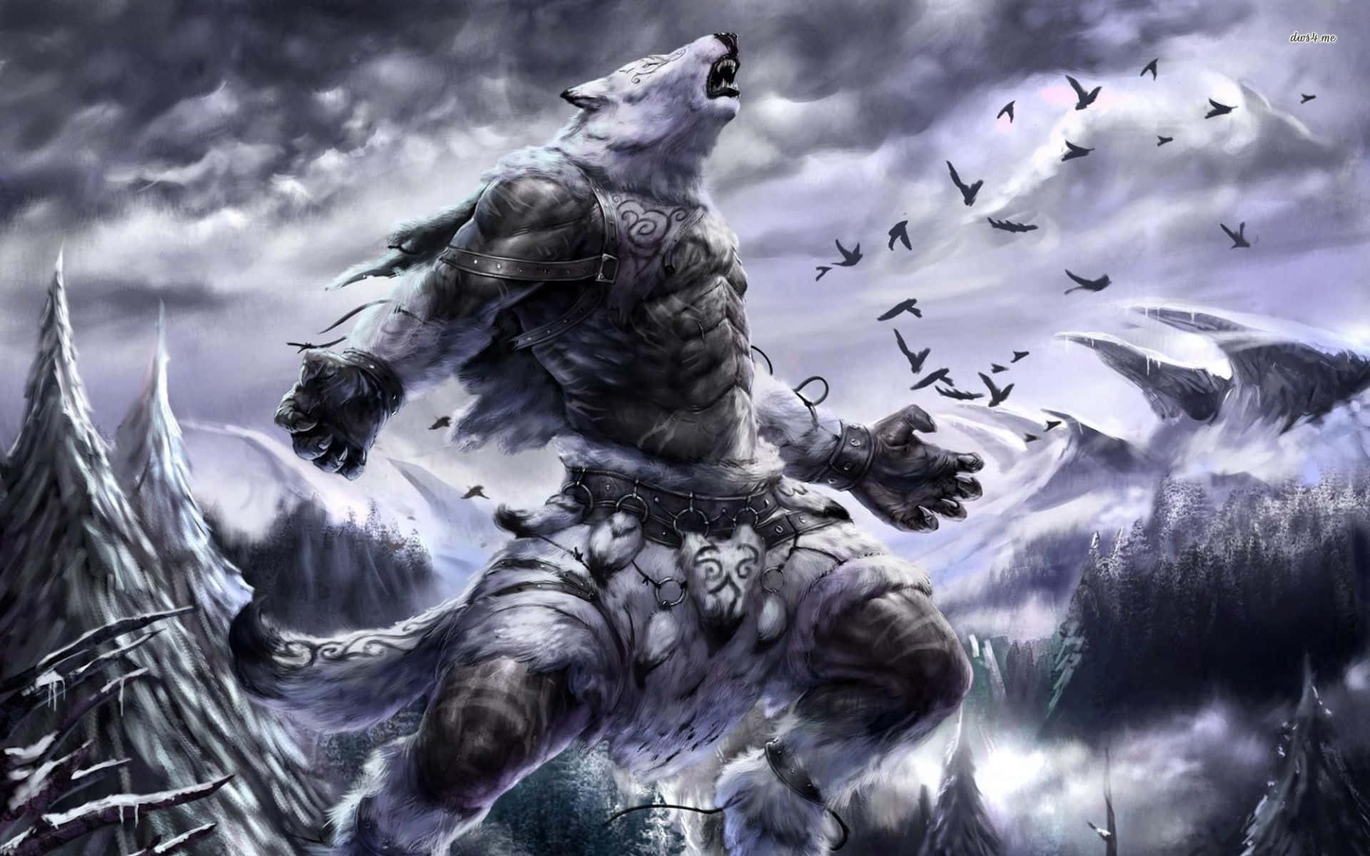 "A Stunning Snapshot of an Alpha Werewolf"