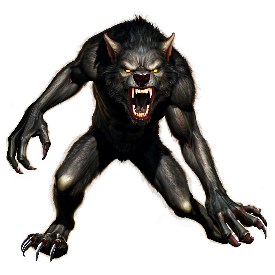 Download Werewolf Attack Png Ybe74 | Wallpapers.com