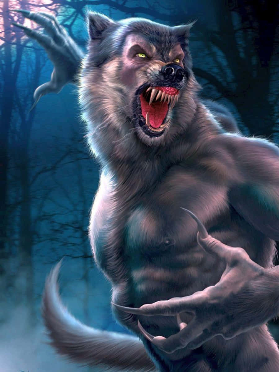 Einheulender Werwolf