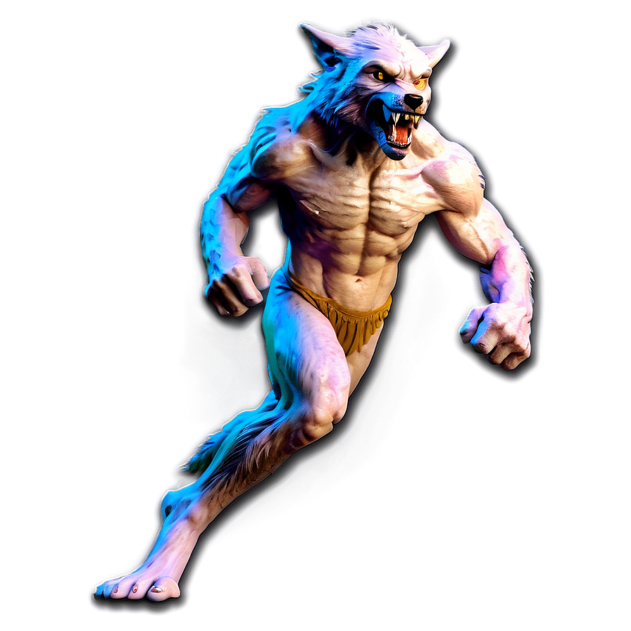 Werewolf Running Png 06202024 PNG