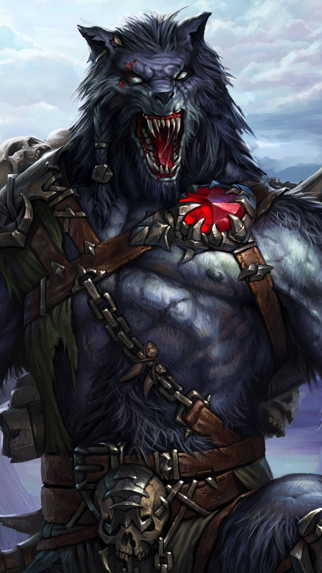 dark werewolf wallpaper
