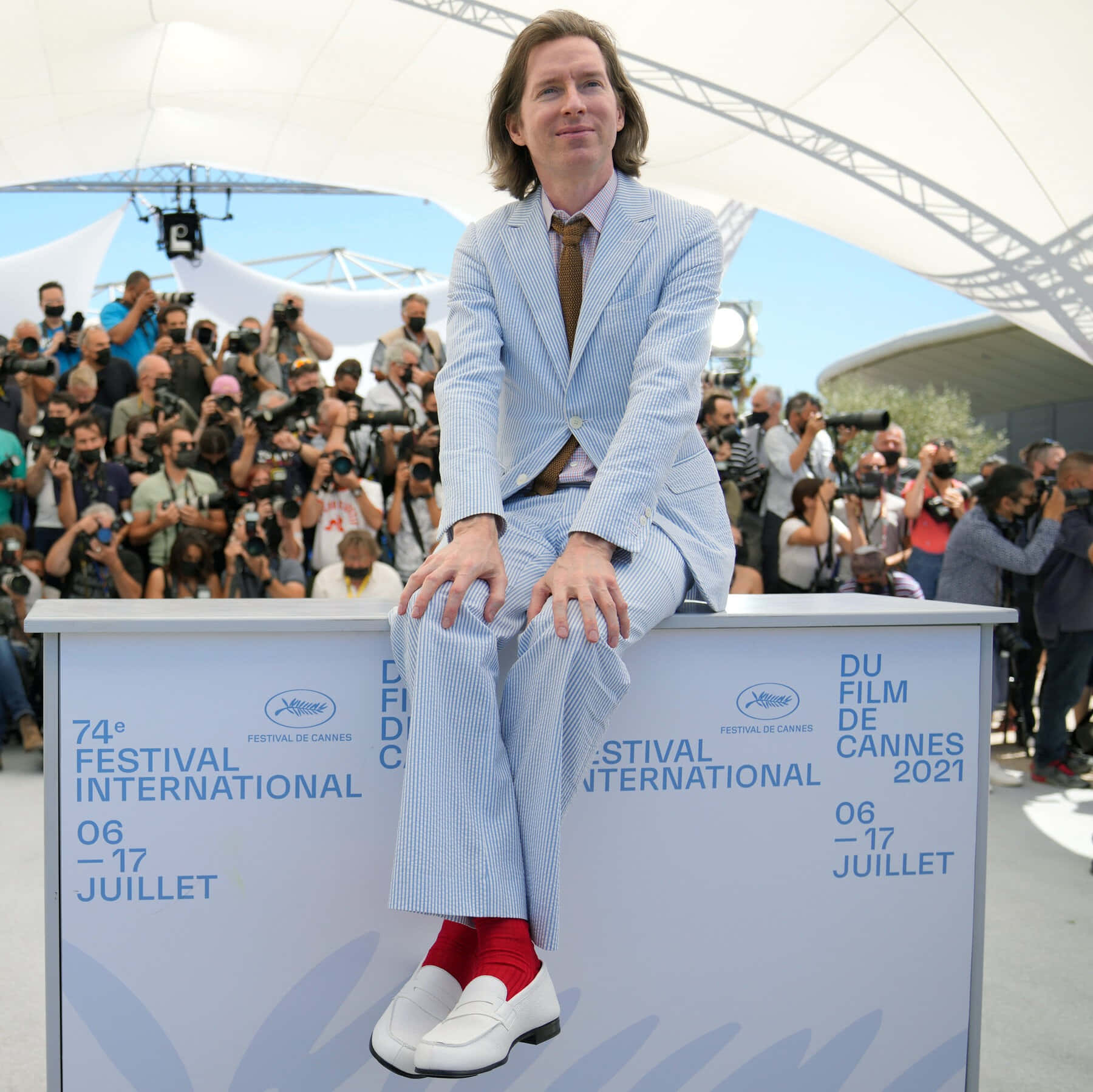Wes Anderson Cannes Film Festival2021 Wallpaper