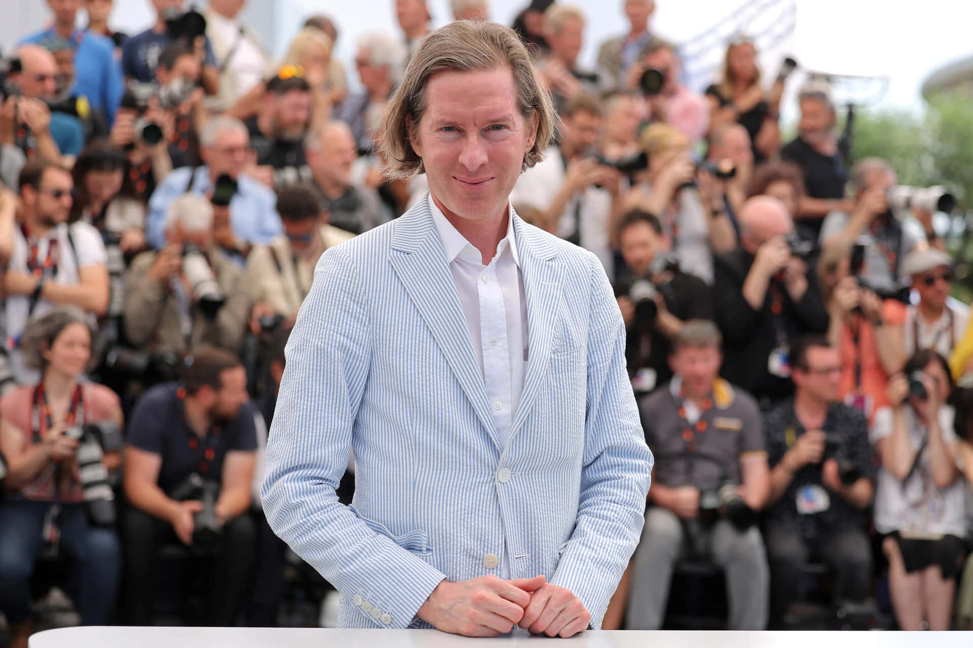 Wes Anderson Film Festival Appearance Wallpaper