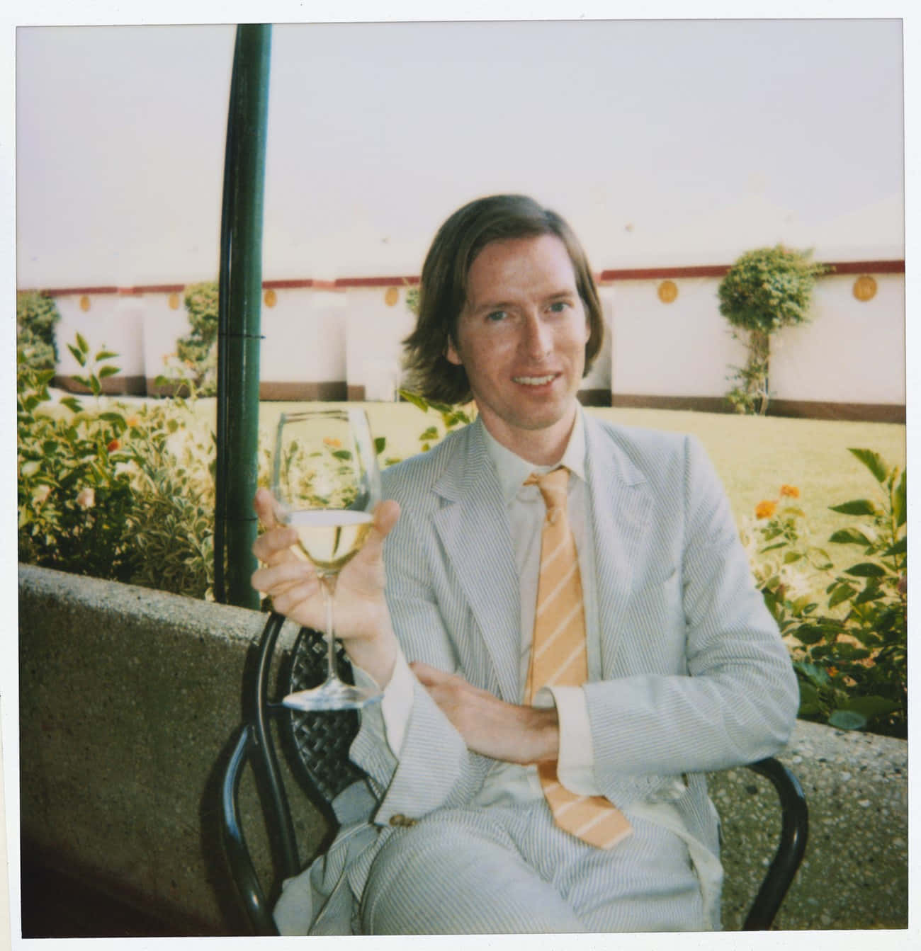 Wes Anderson Suitand Wine Wallpaper