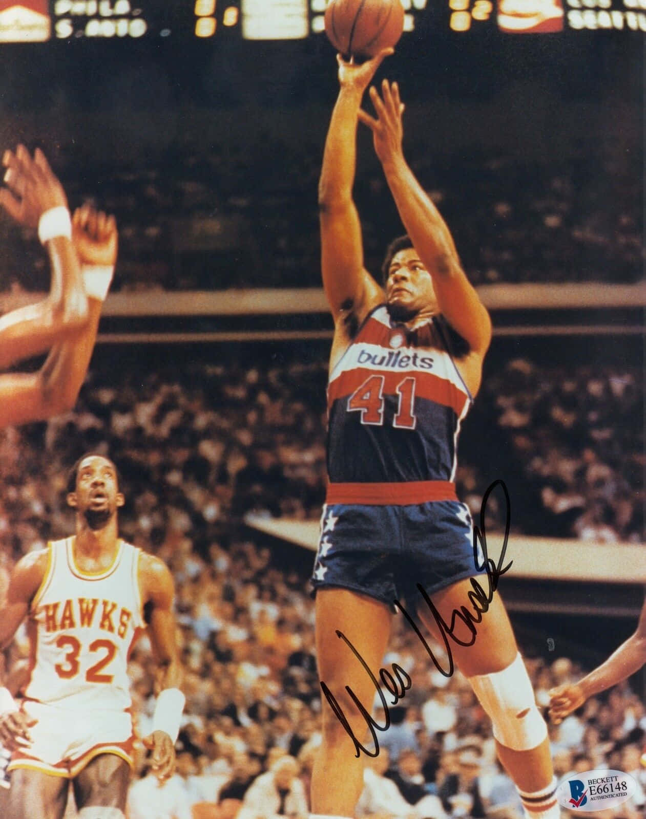 Wes Unseld Basketball Player Autograph Wallpaper