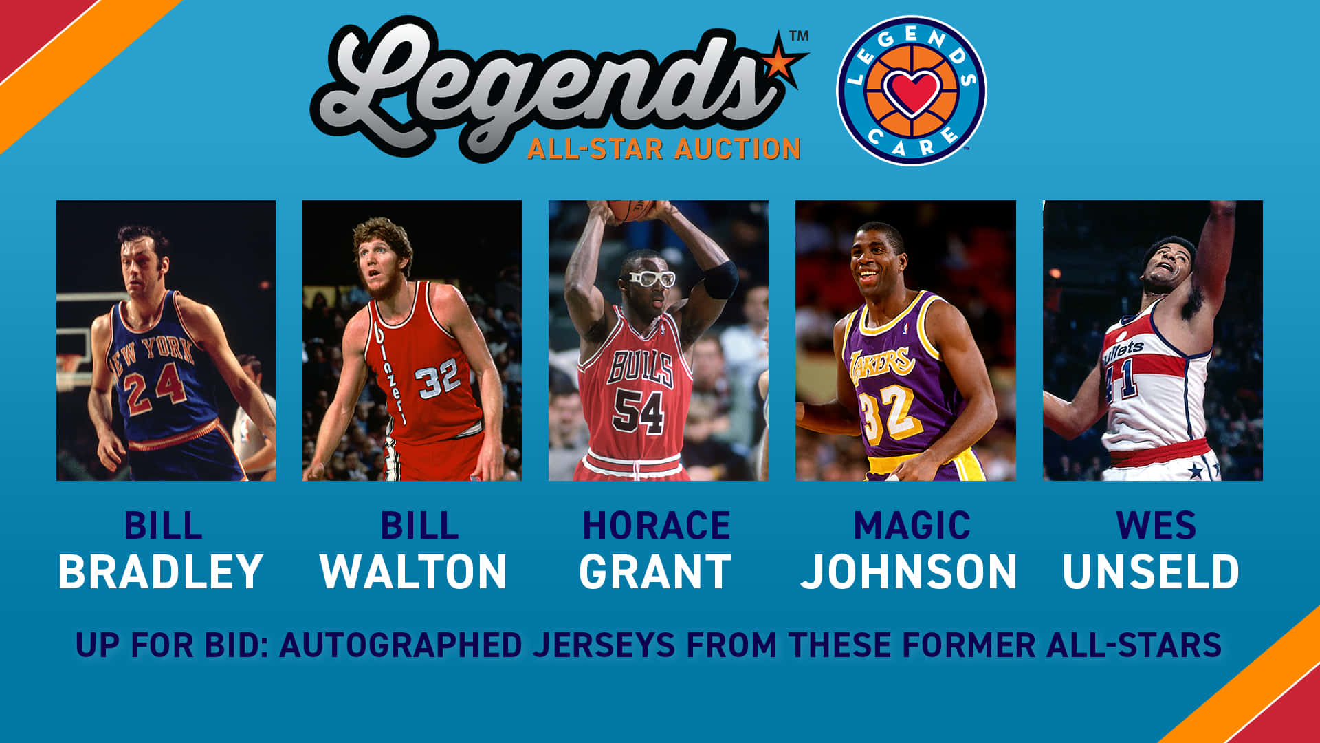 Wes Unseld Legends Autographed Jerseys Wallpaper
