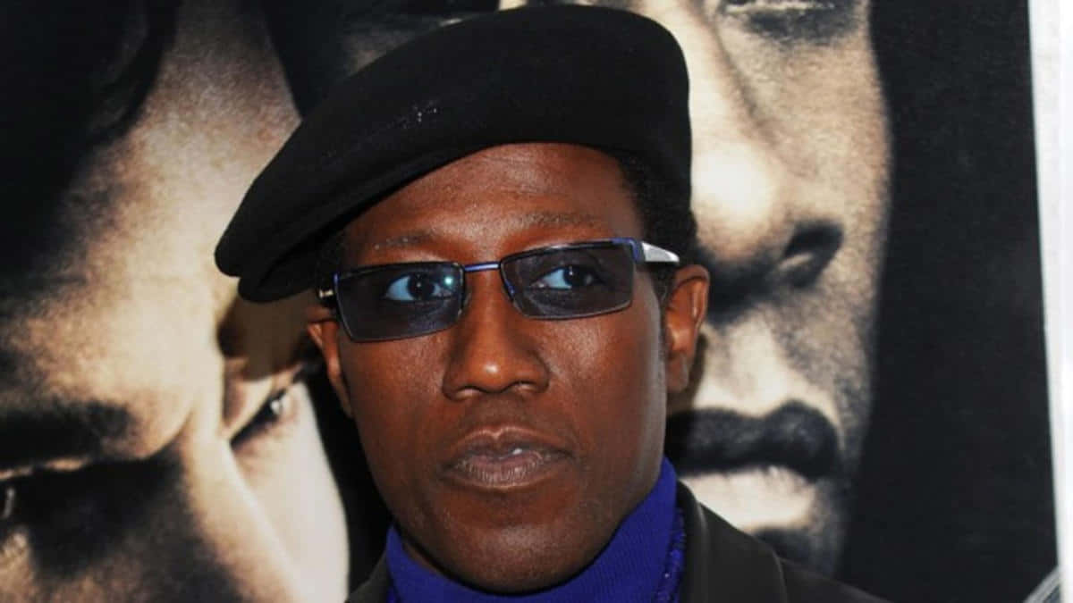 Unatoma De Acercamiento Del Talentoso Wesley Snipes. Fondo de pantalla