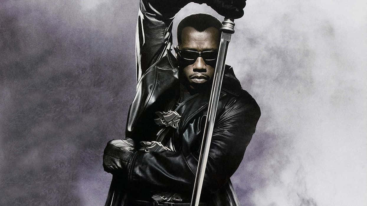 Wesleysnipes En Un Momento De Intensidad Fondo de pantalla