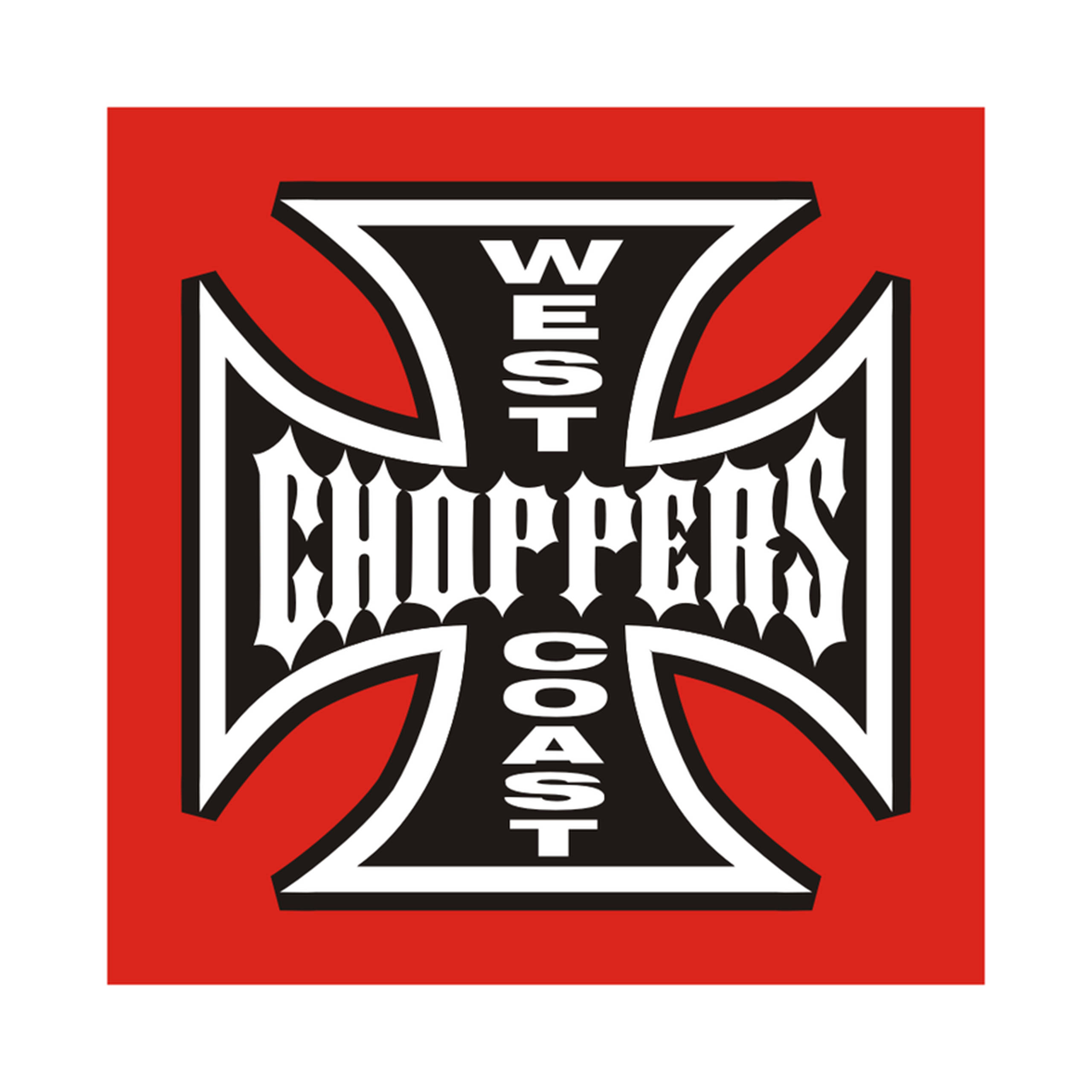Sv: West Coast Choppers Emblem Tapet: Dette tapet har en ægte design af West Coast Choppers Emblem. Wallpaper