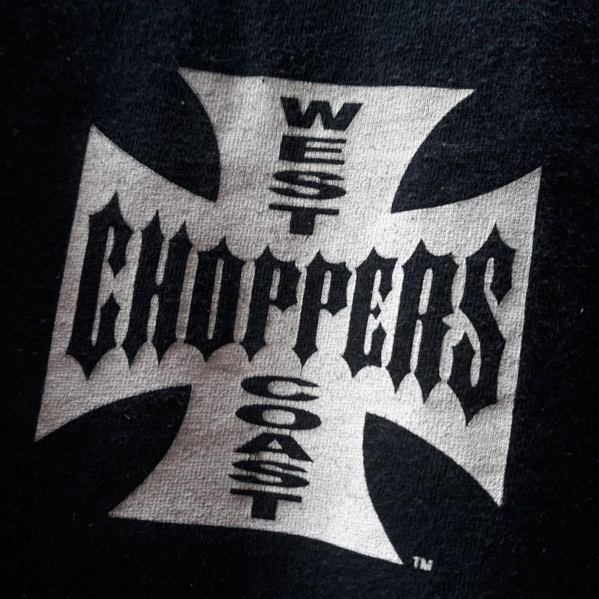 The vibrant and iconic logo of West Coast Choppers Wallpaper