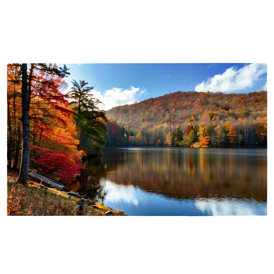 West Virginia Autumn Scenery Png Lwb PNG