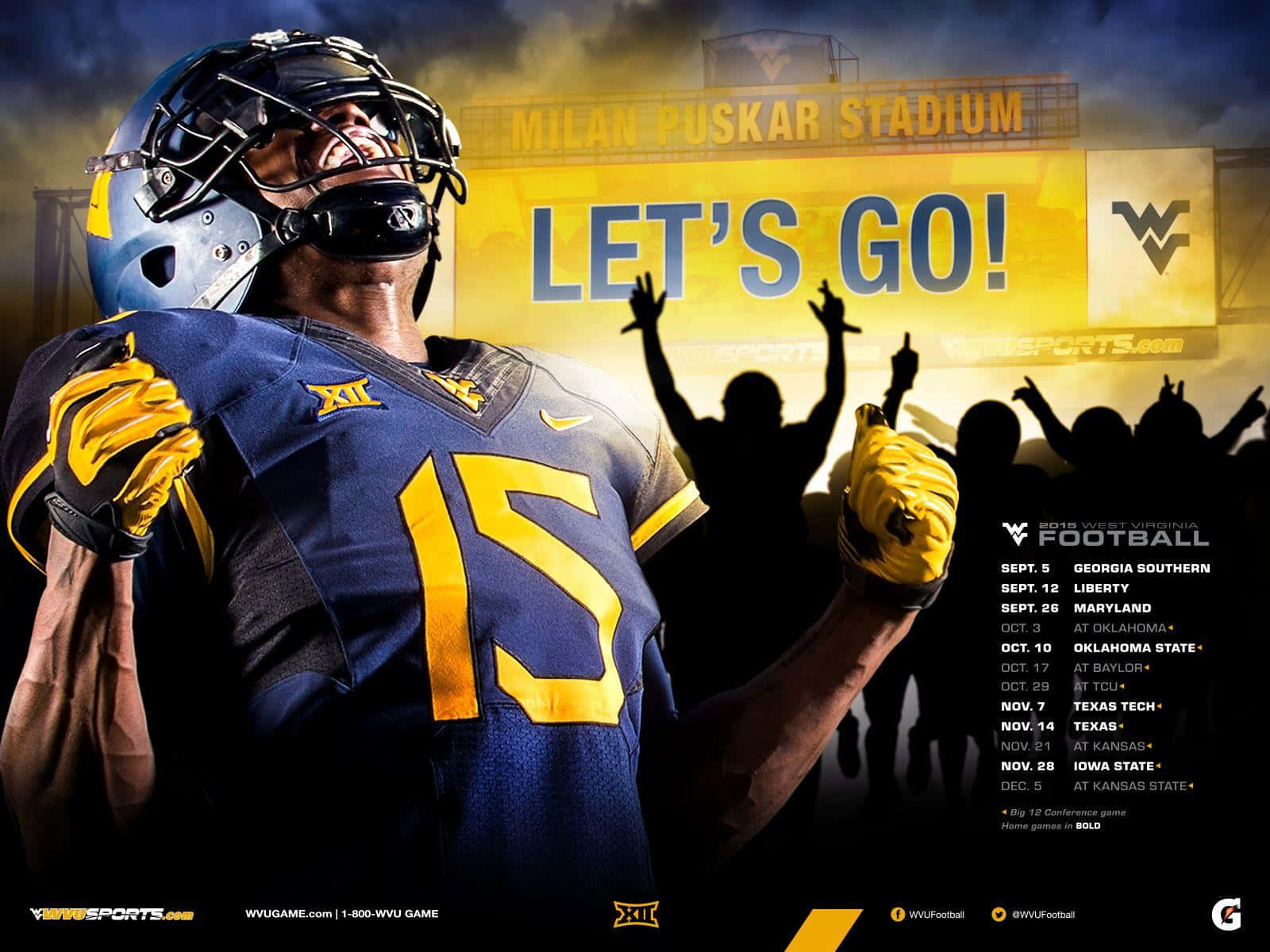 Mountaineers Clinch Big 12 Championship Wallpaper