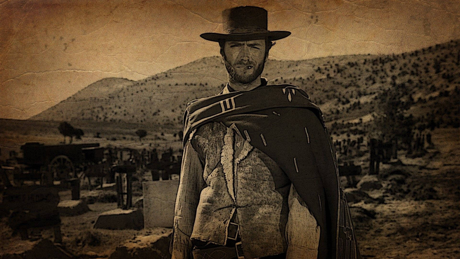 Western Actor Clint Eastwood Wallpaper