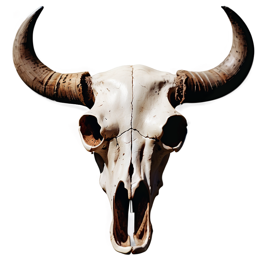 Western Cow Skull Graphic Png 06132024 PNG