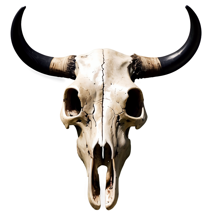 Western Cow Skull Graphic Png 8 PNG