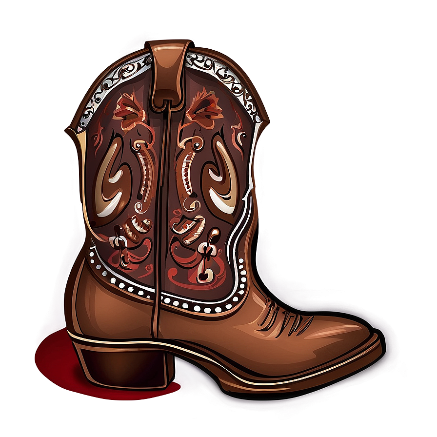 Download Western Cowboy Boot Art Png Jpn 2255