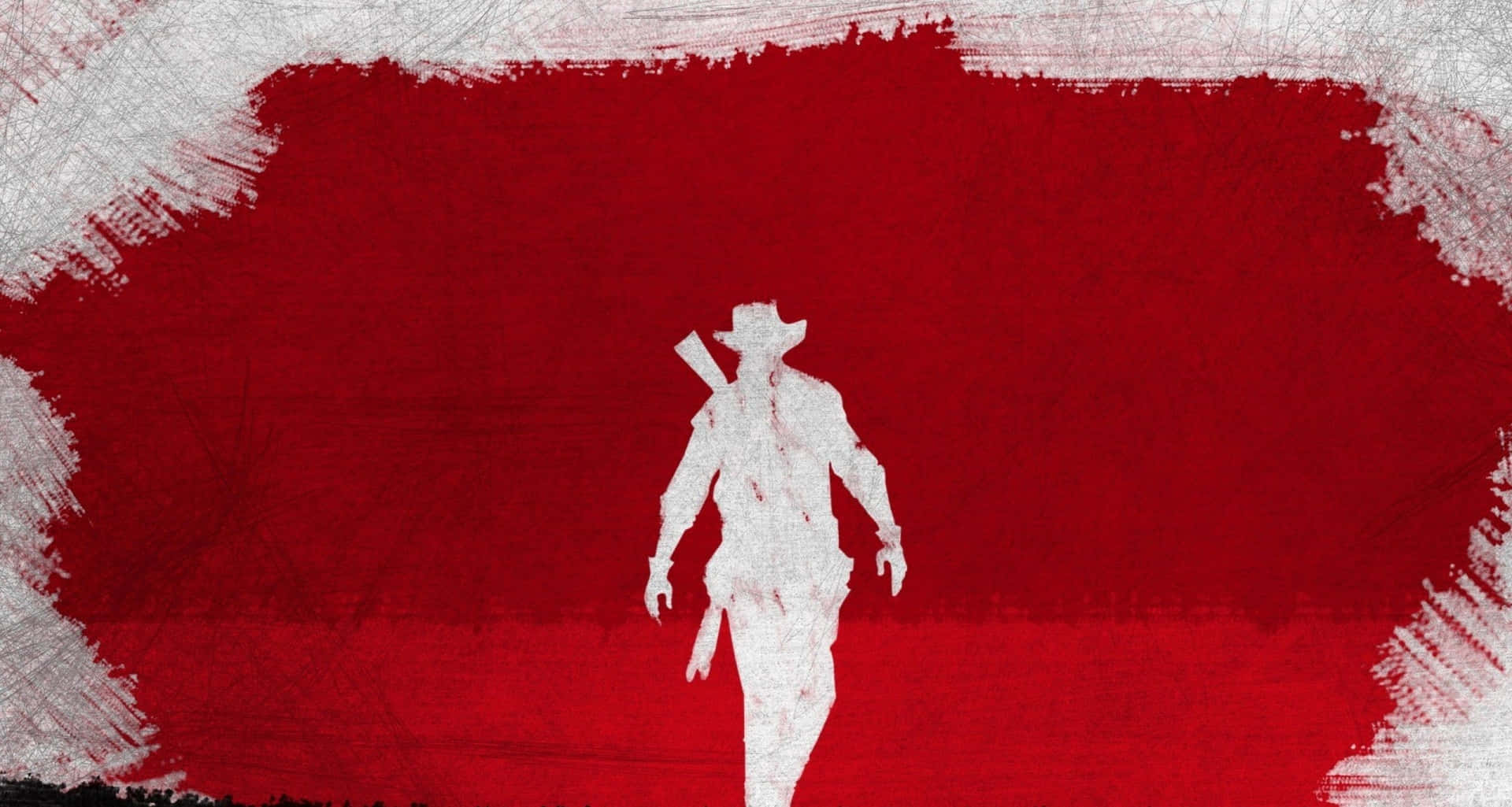 Cowboy setting out on the range Wallpaper