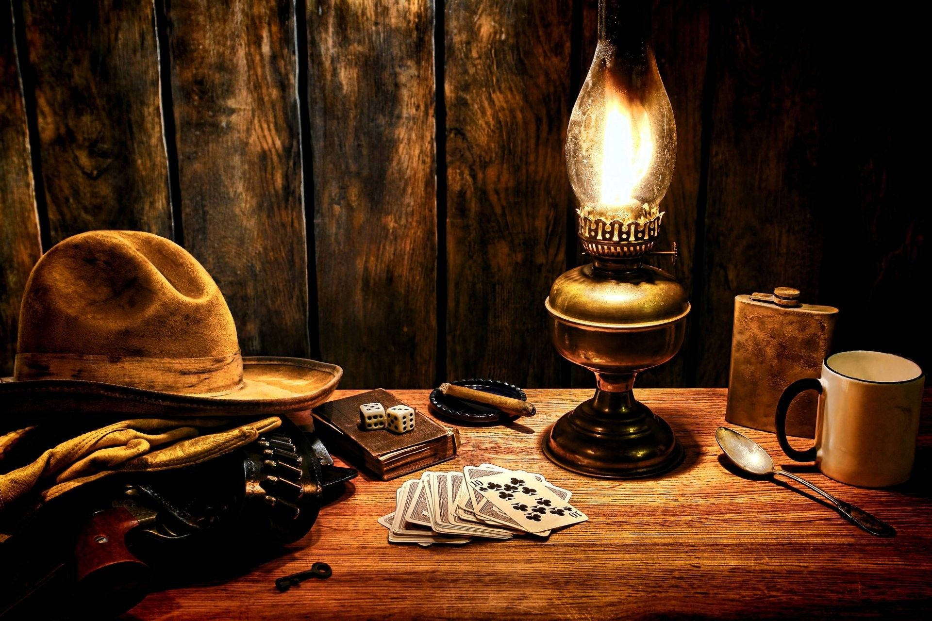 Western Cowboy's Hat Wallpaper