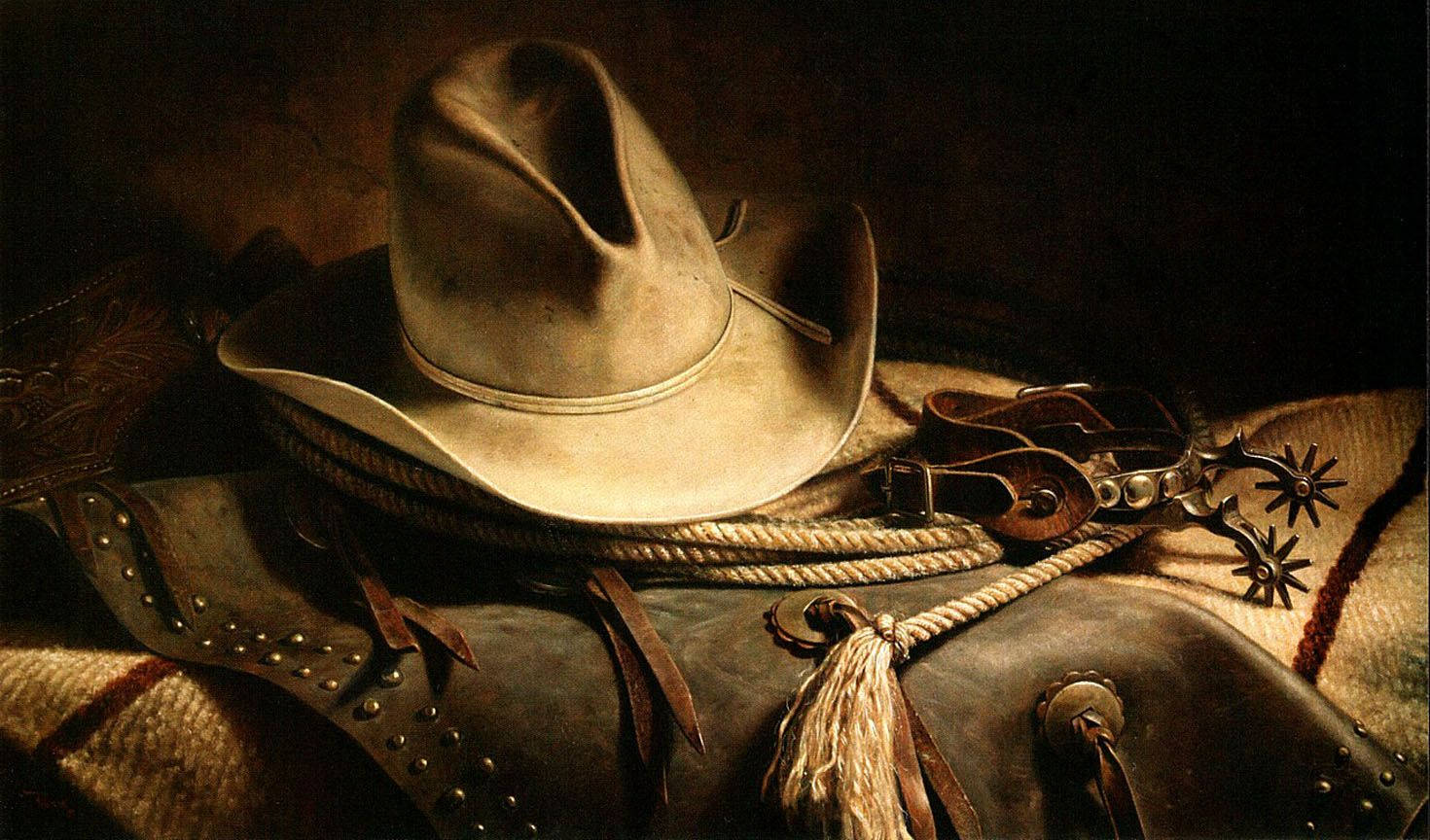 Western Cowboy Spurs Wallpaper