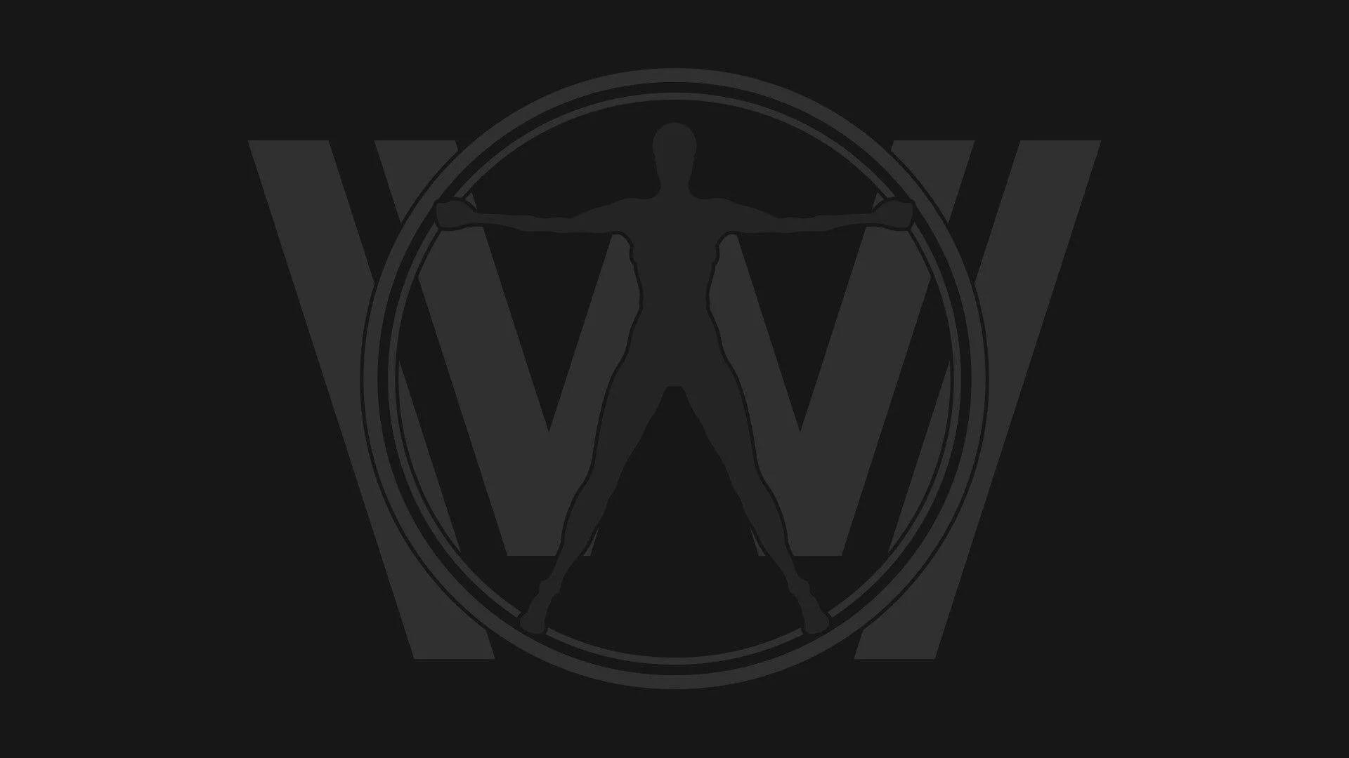 Westworld Black Tema Emblem Wallpaper