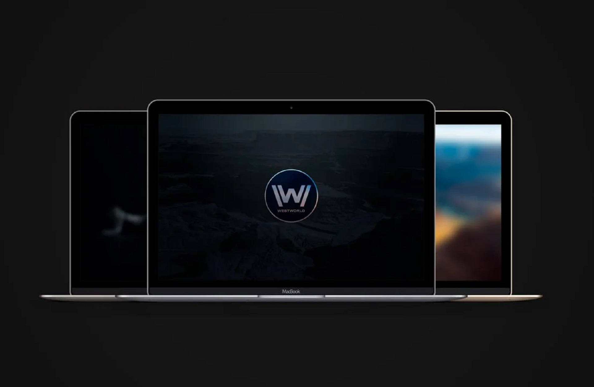 Iconode Westworld En Macbook Fondo de pantalla