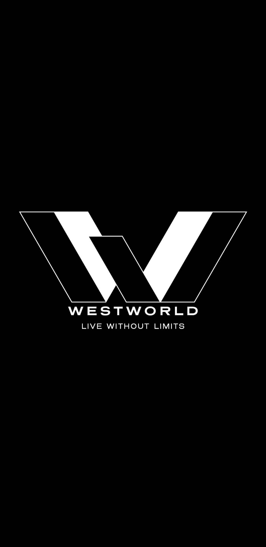 Westworldleva Utan Gränser Logotyp Wallpaper
