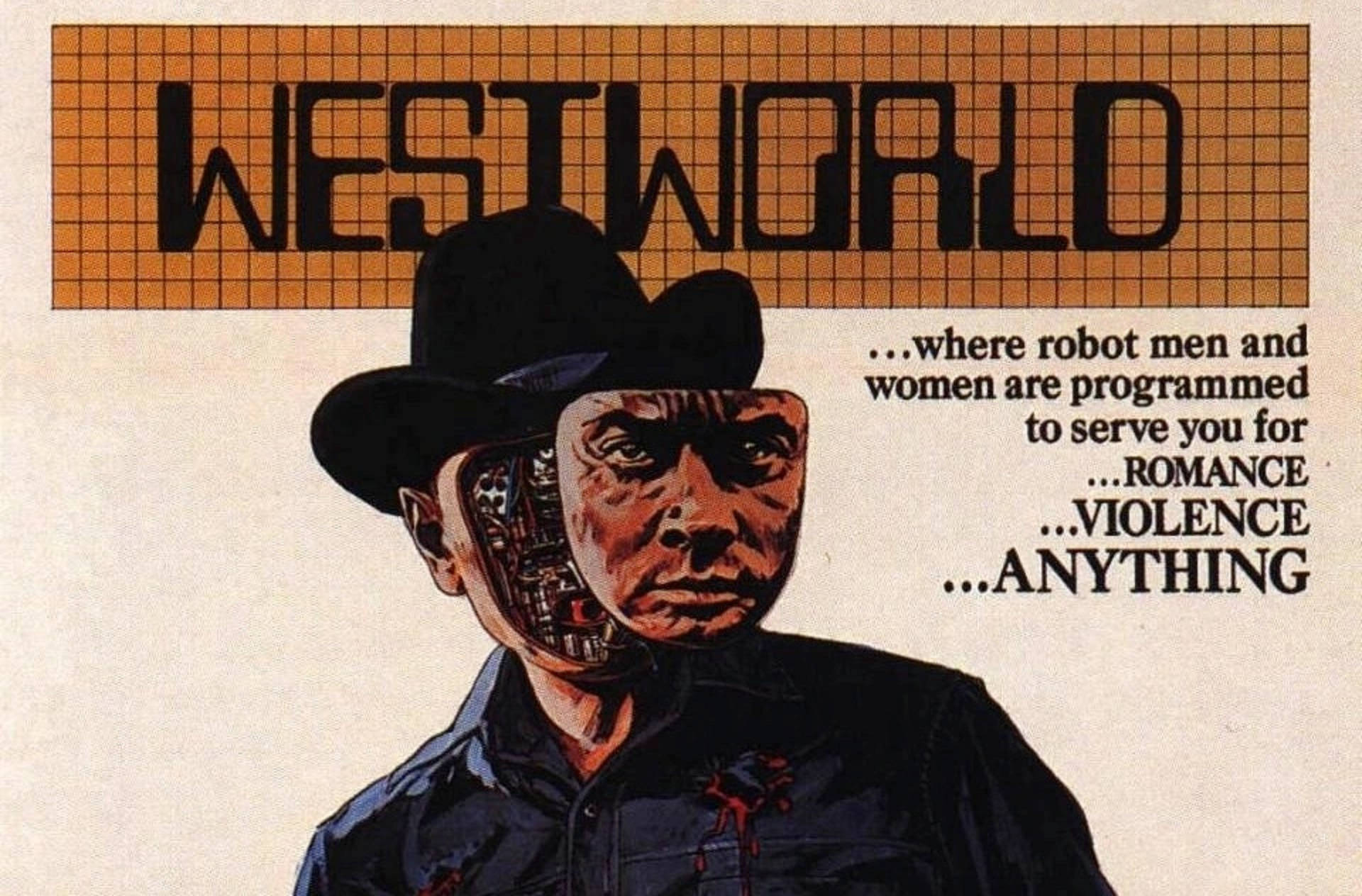 Västvärldenrobot Man. Wallpaper