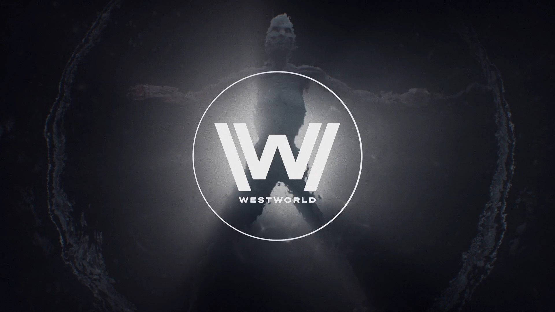 Westworld Symbol With Robot Wallpaper