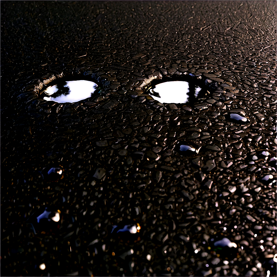 Wet Asphalt Reflection Png 06242024 PNG