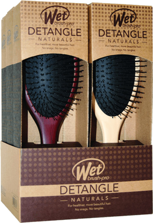 Wet Brush Pro Detangle Naturals Packaging PNG