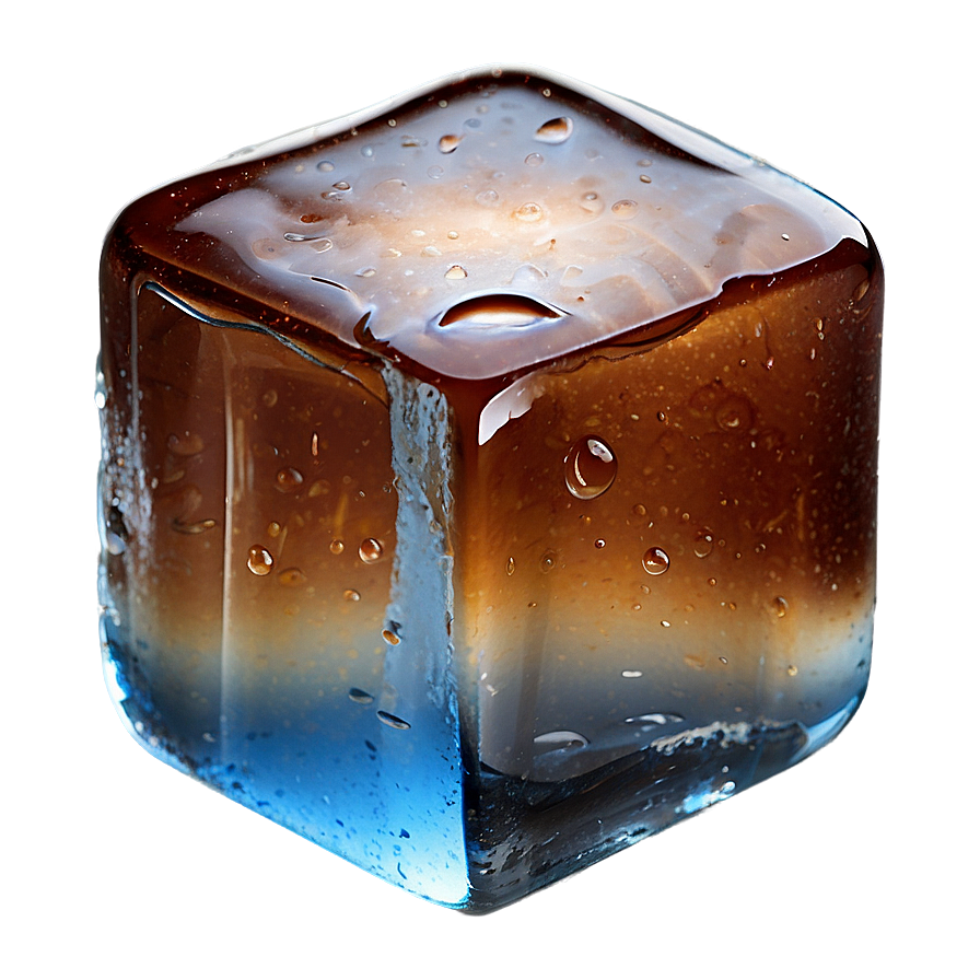 Wet Ice Cube Png 06242024 PNG