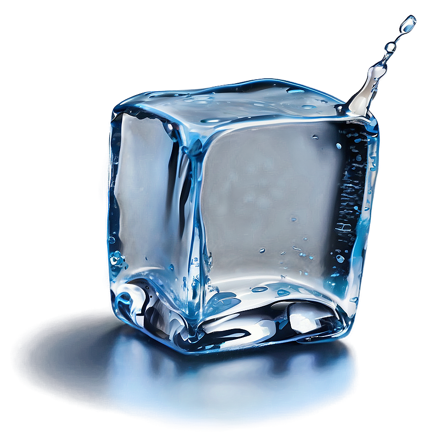 Wet Ice Cube Png Xqv78 PNG