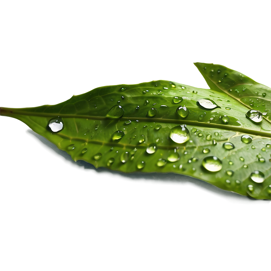 Wet Leaf Closeup Png Inu PNG