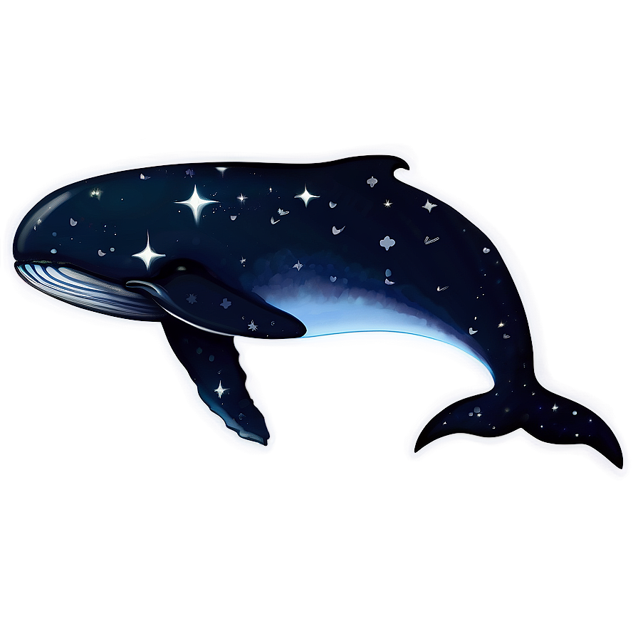 Whale And Stars Png Mdm PNG