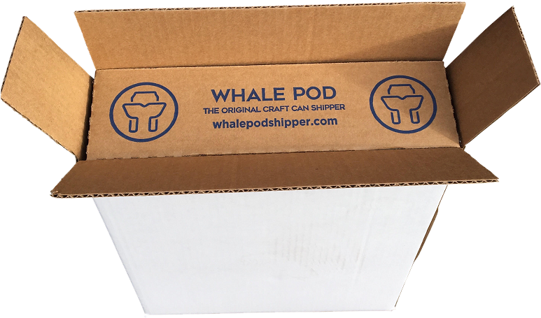 Whale Pod Craft Can Shipper Box PNG