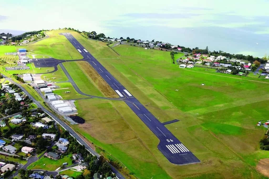 Whangarei Airport Aerial View Wallpaper