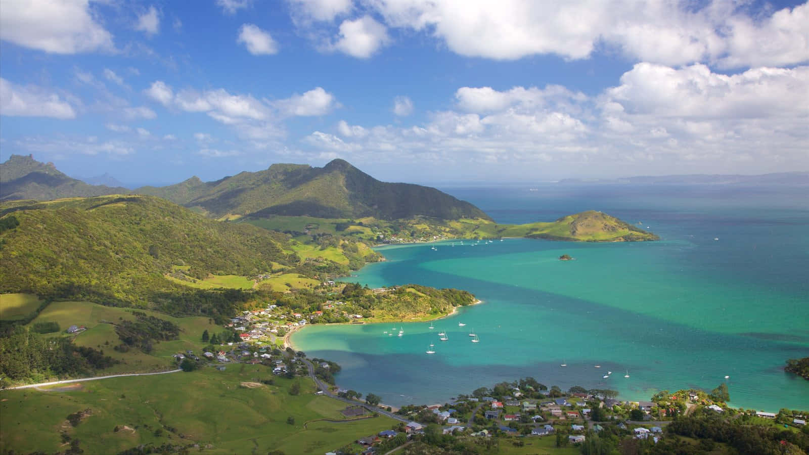 Download Whangarei Coastal Aerial View New Zealand Wallpaper ...