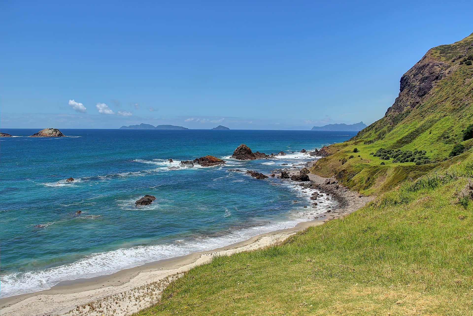 Whangarei Coastal Scenery New Zealand Wallpaper