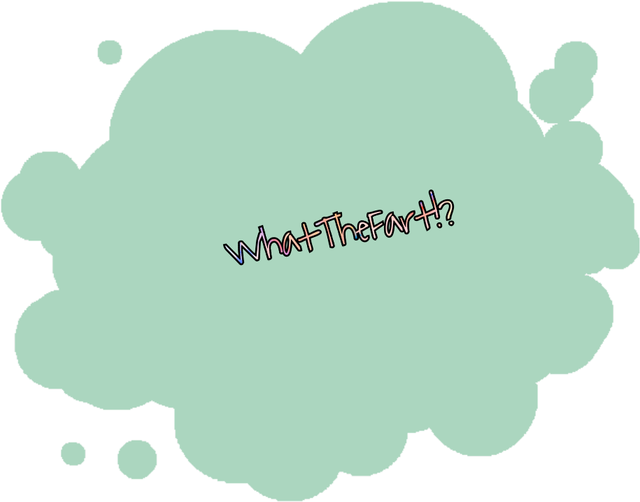 What The Fart Cloud Graphic PNG