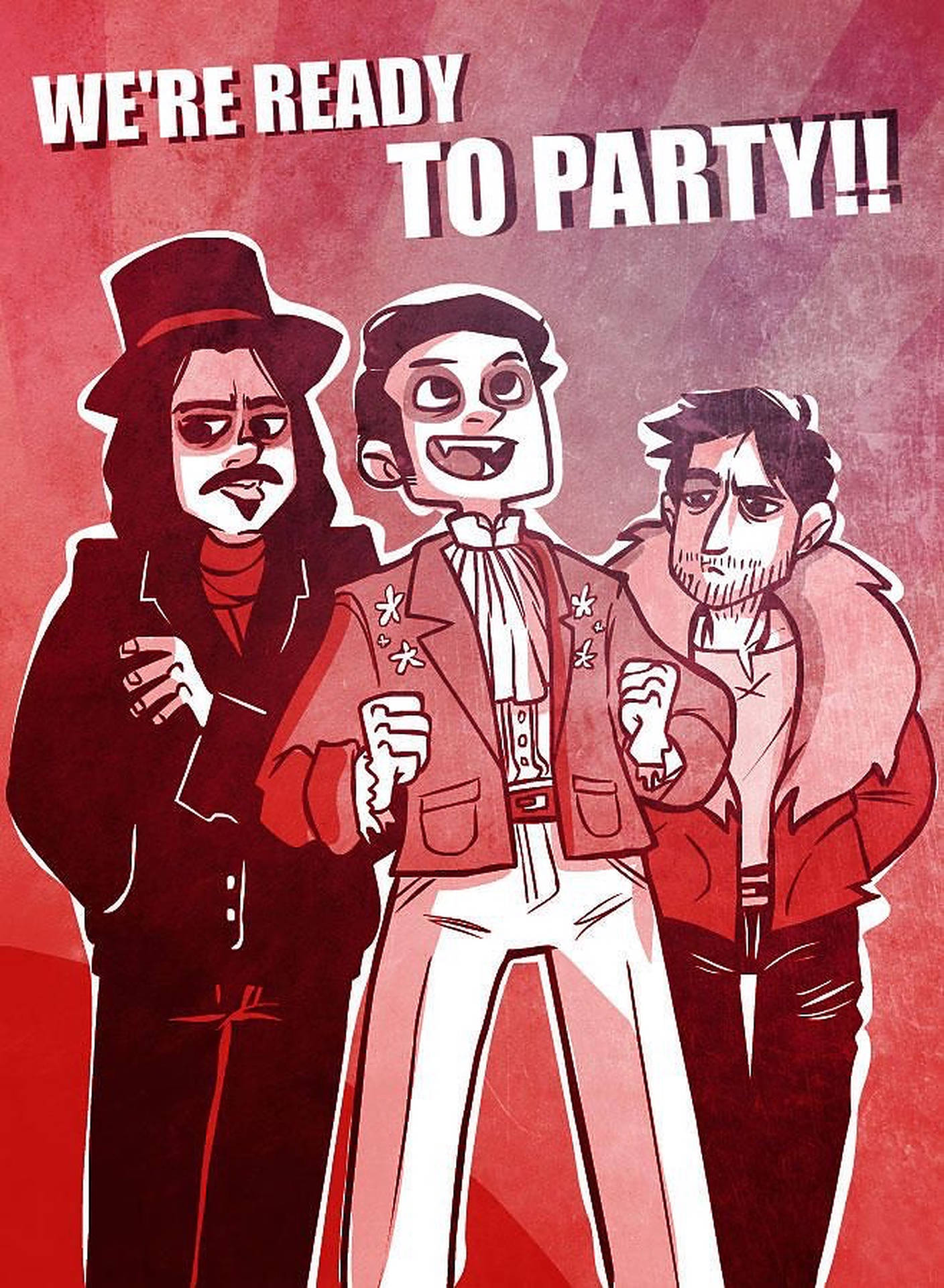 What We Do In The Shadows Party Wallpaper