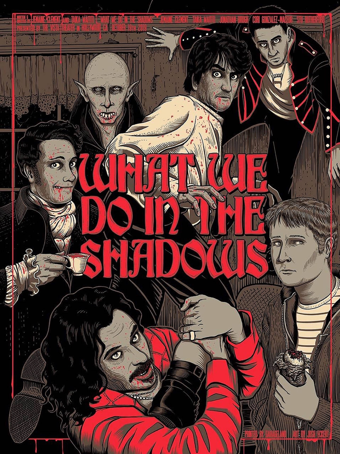 Whatwe Do In The Shadows Poster Kunst Wallpaper
