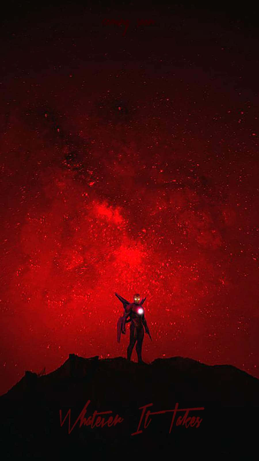 Einroter Stern Mit Rotem Hintergrund Wallpaper