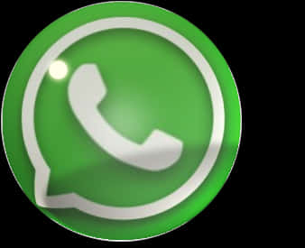 Whats App Icon Glowing Edge PNG