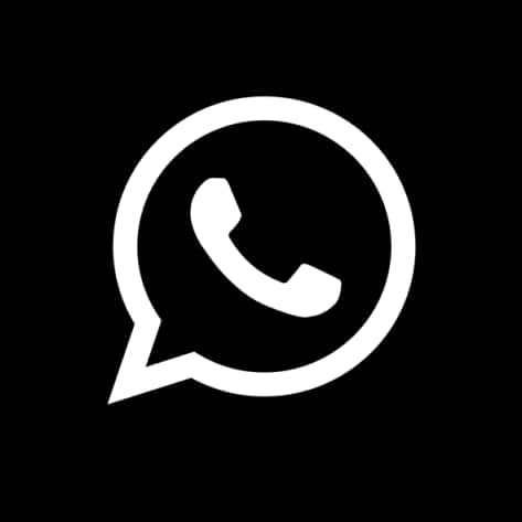 Whats App Logo Black Background PNG