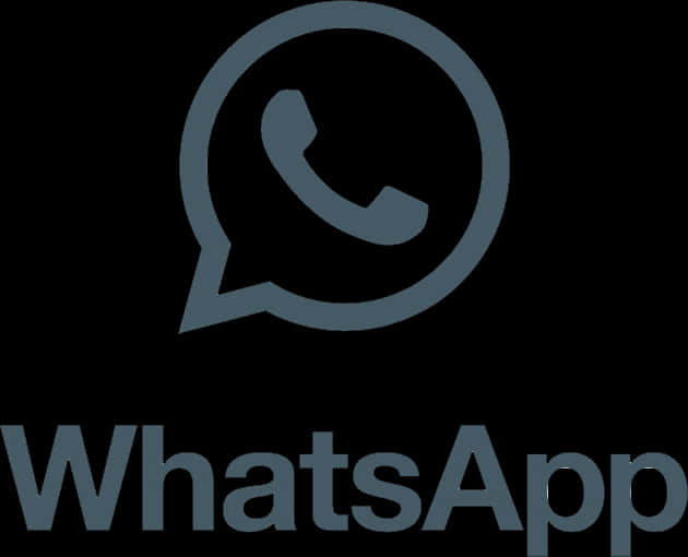 Whats App Logo Dark Background PNG