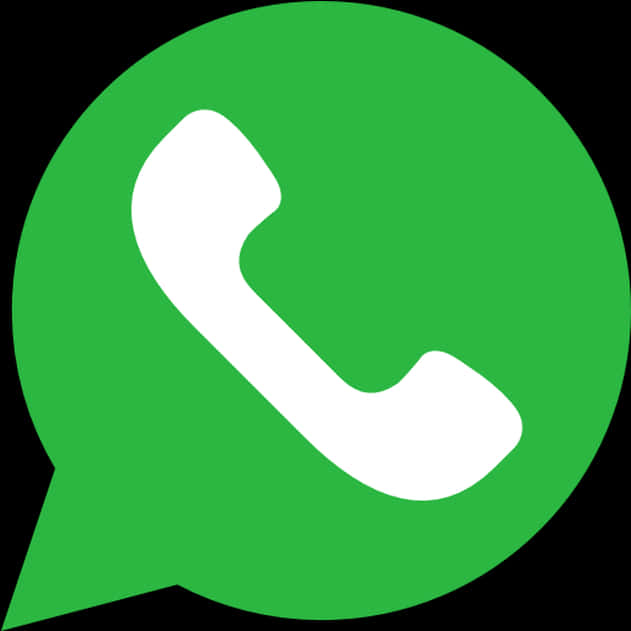 Whats App Logo Green Background PNG