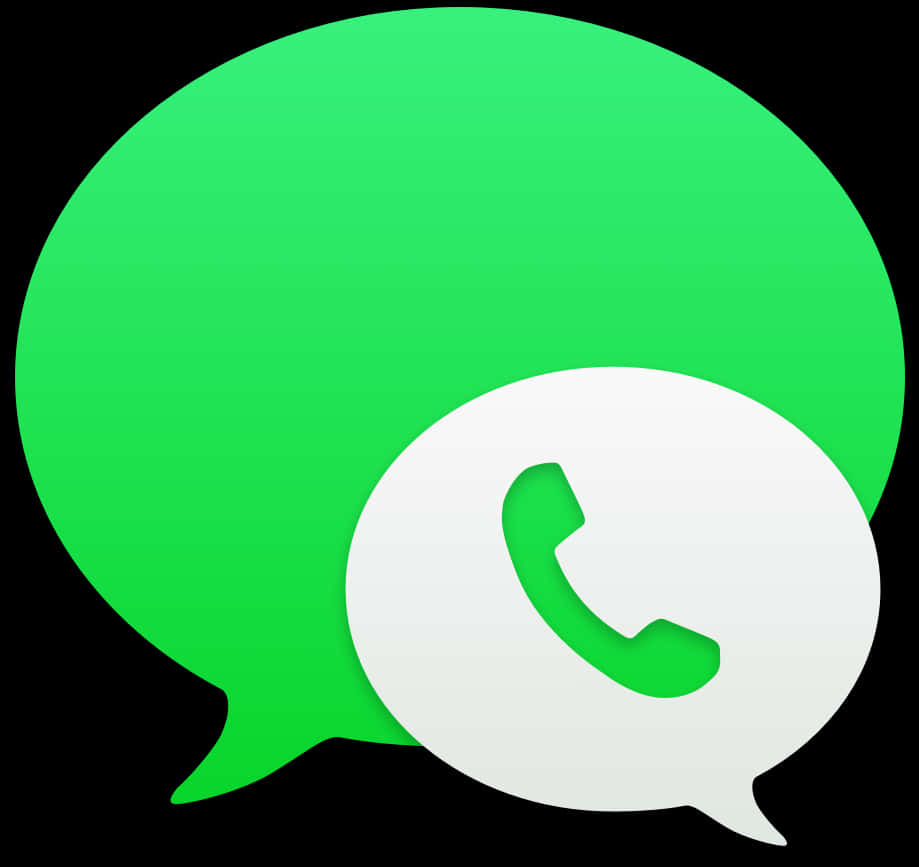 Whats App Logo Green Background PNG