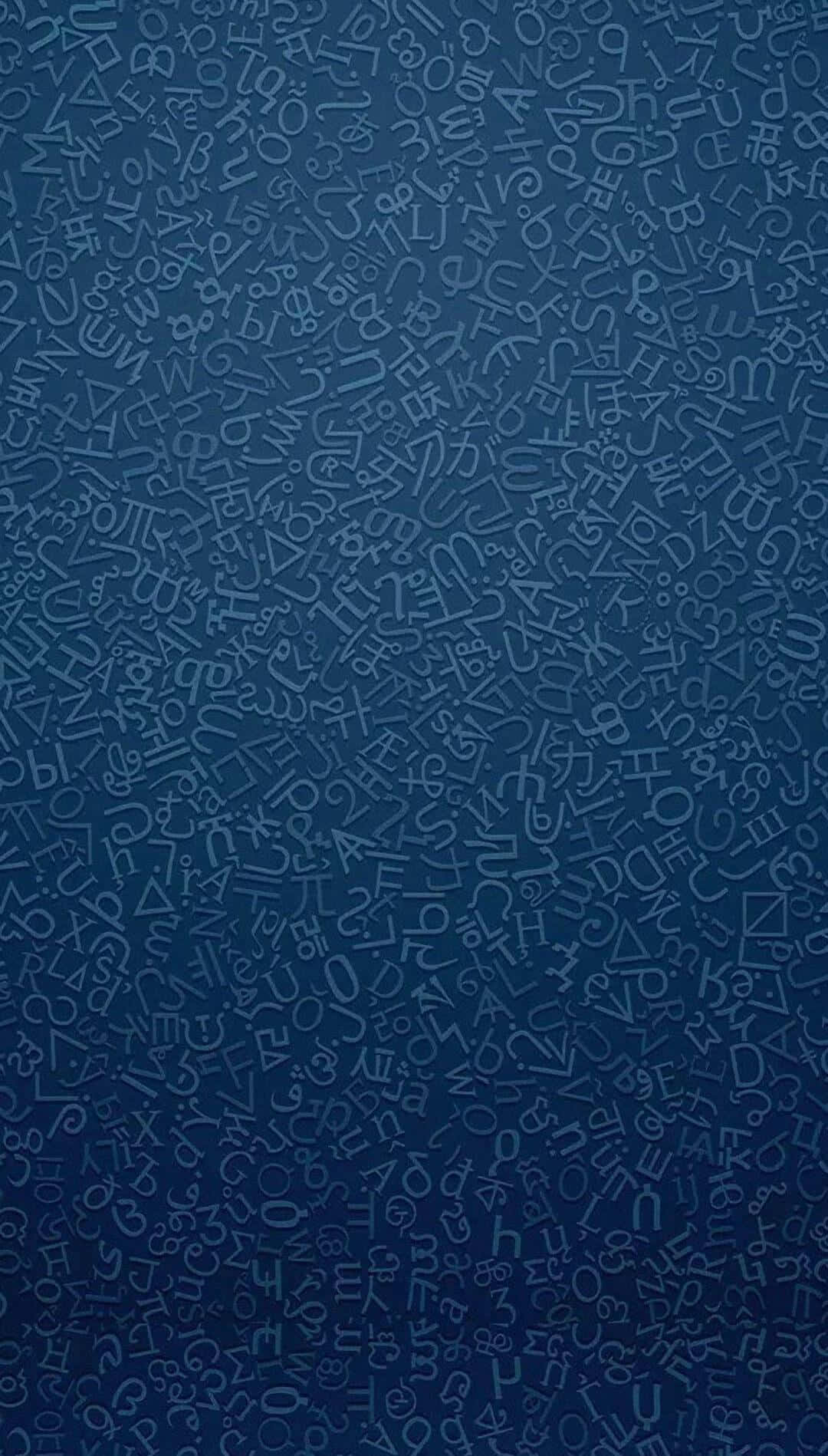 A Blue Background With A Lot Of Small Dots