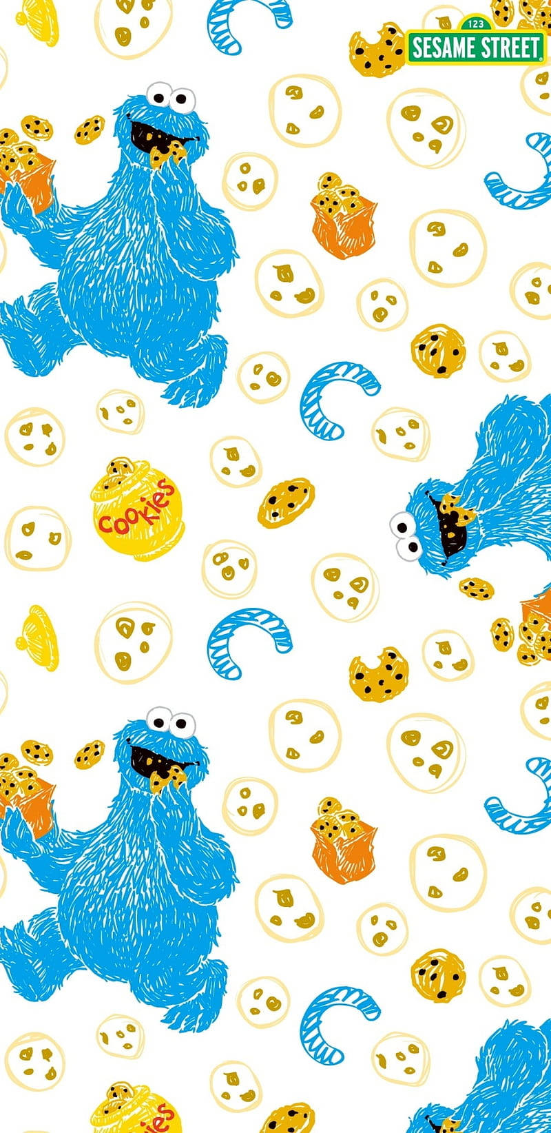 WhatsApp Chat Cookie Monster Wallpaper