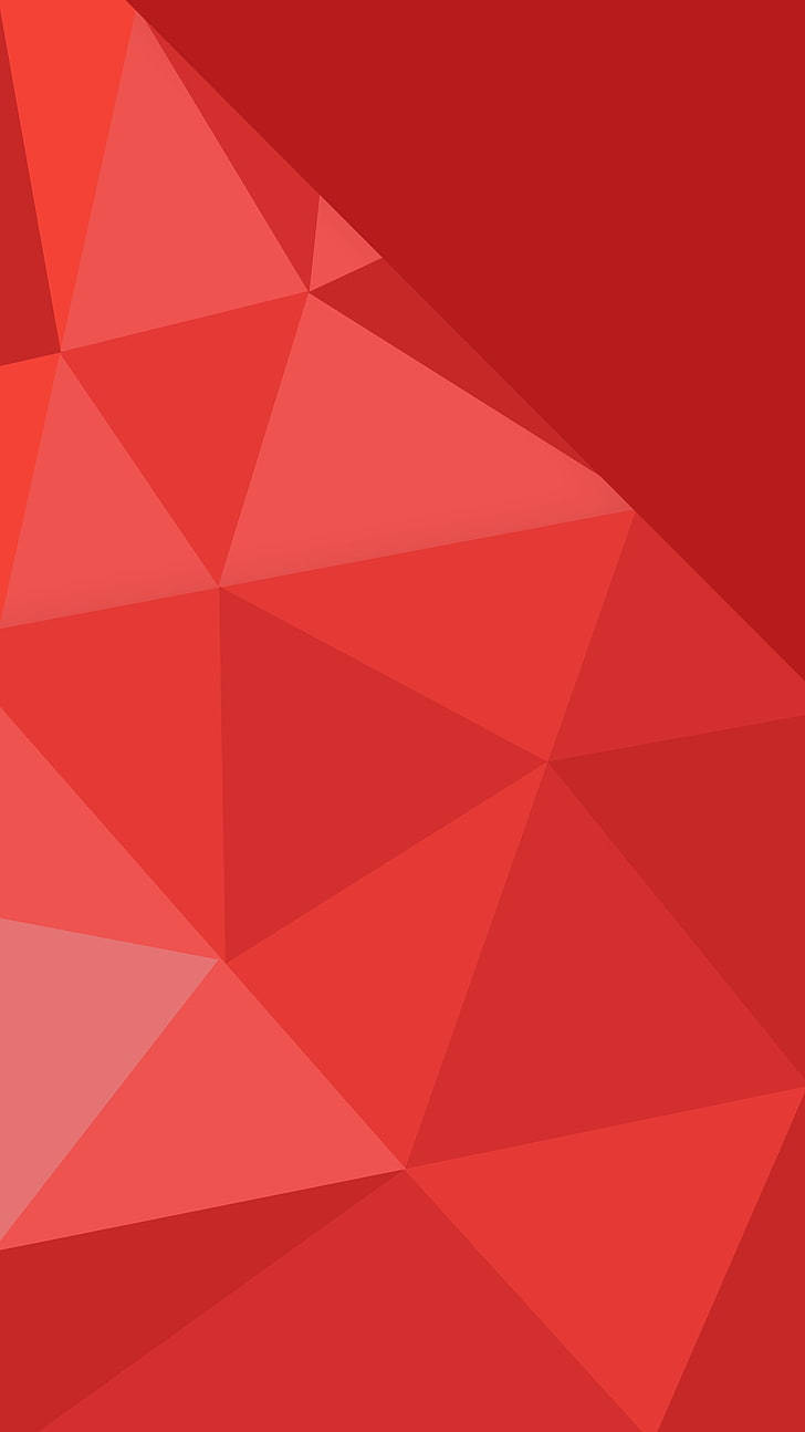 Whatsappchatt Röd Geometrisk Wallpaper
